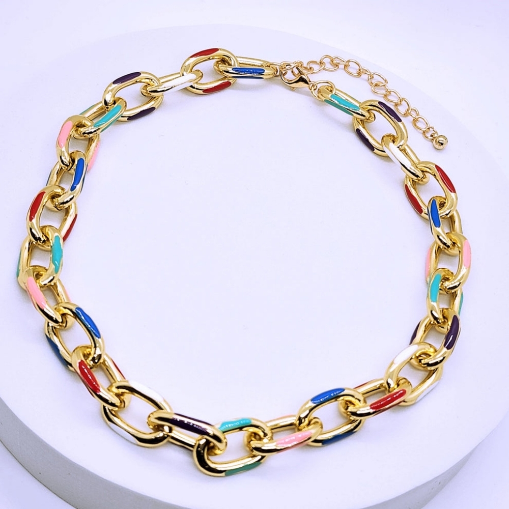 Mara Avenue Punk Chunky Choker Necklace